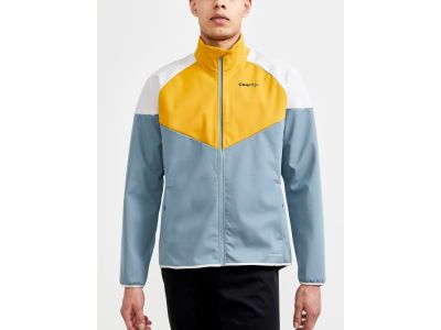 CRAFT CORE Glide Block kabát, kék/sárga