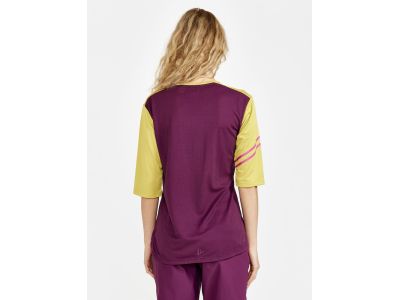 Craft CORE Offroad XT women&#39;s jersey, yellow/purple