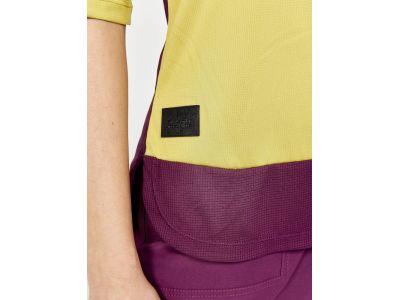 Craft CORE Offroad XT women&#39;s jersey, yellow/purple