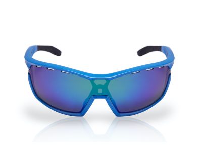 Neon FOCUS glasses, Cyan Mirrortronic Blue