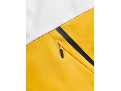 Craft Glide Hood dámska bunda, svetlomodrá/žltá/biela