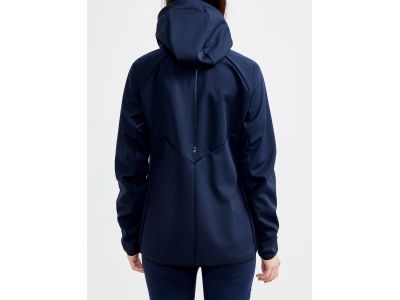 Craft Glide Hood dámska bunda, námornícka modrá/ružová