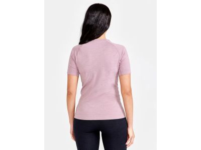 Damska koszulka t-shirt Craft CORE Dry Active Comfort w kolorze fioletowym