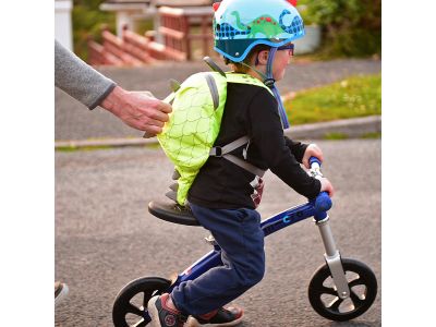 Rowerek biegowyowy plecak dla malucha LittleLife Hi-Vis; 3l; żółty