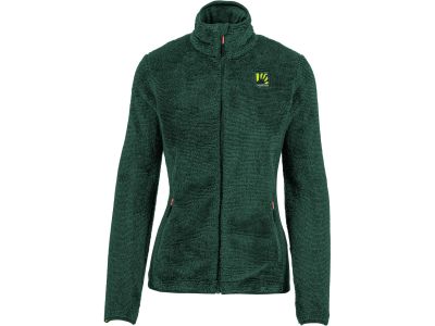 Karpos VERTICE Damen-Fleece-Sweatshirt, dunkelgrün