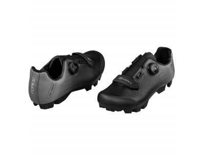 FORCE MTB Victory kerékpáros cipő, fekete/szürke