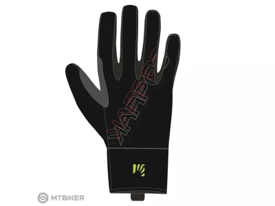 Karpos Race rukavice, čierna/grenadína