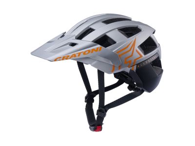 CRATONI AllSet Pro helma, silver/orange matt