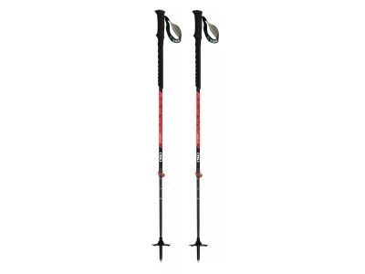 Kije TSL Tour Carbon 2 Cross Twist, 87,5 - 140 cm, czerwone