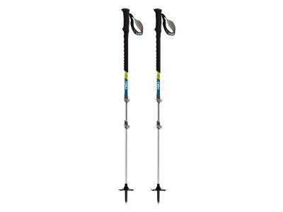 Kije TSL Tour Alu Compact 3 Cross Twist, 62 - 125 cm, zielone