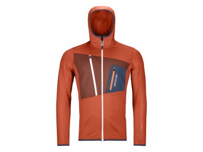 Ortovox Grid Fleece-Sweatshirt, Desert/Orange