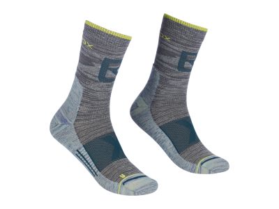 Ortovox Alpinist Pro Compression Mid zokni, szürke keverék