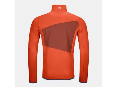 ORTOVOX Fleece Grid Sweatshirt, Desert Orange