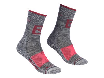 Ortovox Alpinist Pro Compression Mid dámske ponožky, grey blend