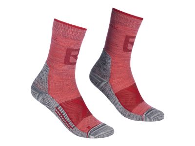 Ortovox Alpinist Pro Compression Mid dámské ponožky, blush