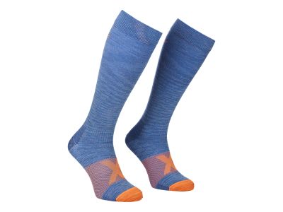 ORTOVOX Tour Compression knee socks, Safety Blue