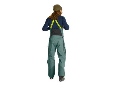 Ortovox 3L Deep Shell Bib pants, green pine