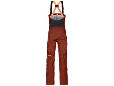 ORTOVOX 3L Deep Shell Bib nohavice, clay orange