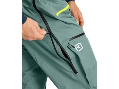 ORTOVOX 3L Deep Shell Bib nohavice, clay orange