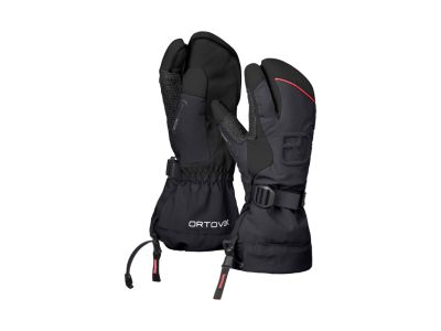 Ortovox Freeride women&#39;s 3-finger gloves, black raven