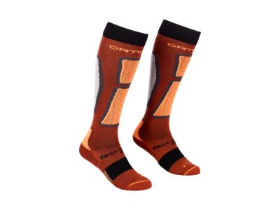 Ortovox Ski Rock'n'Wool Long Socks ponožky, Clay Orange