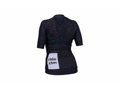 CTM AURAE női trikó, fekete piktogram