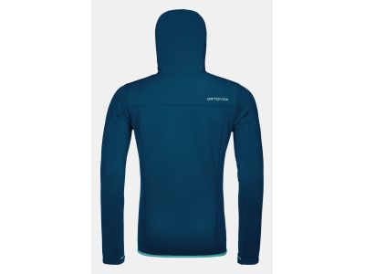 ORTOVOX Fleece Hoody Sweatshirt, Petrol/Blue