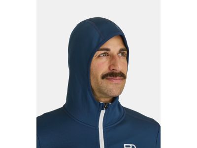 ORTOVOX Fleece Hoody Sweatshirt, Petrol/Blue