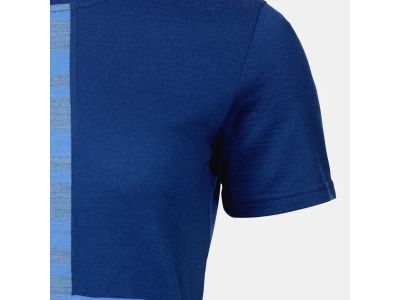 T-shirt damski ORTOVOX 185 Rock&#39;n&#39;Wool, sky blue