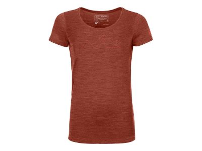 ORTOVOX W&#39;s 150 Cool Mountain Face TS women&#39;s T-shirt, clay orange blend