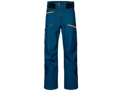 Pantaloni ORTOVOX 3L Deep Shell, Petrol Blue