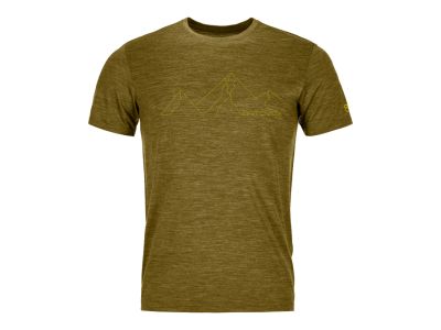 Ortovox Cool Mountain Face T-Shirt, Green Moss Blend