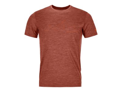 Ortovox Cool Mountain Face TS shirt, Clay Orange Blend