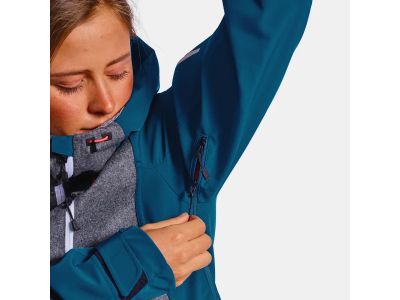 Ortovox Pordoi női kabát, benzin/kék