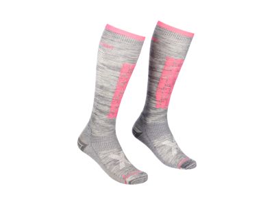 Ortovox Ski Compression women&amp;#39;s socks, Gray Blend