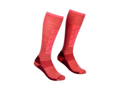 Ortovox W&amp;#39;s Ski Compression Long Socks női zokni, Blush