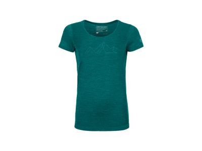 Ortovox Cool Mountain Face women&amp;#39;s t-shirt, pacific green blend