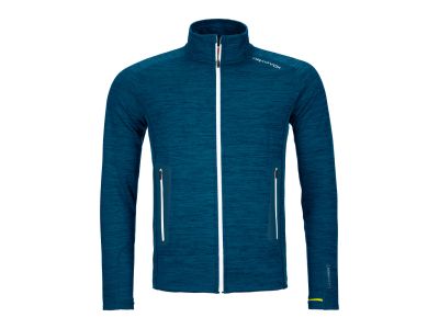 Ortovox Light-Fleece-Sweatshirt, Petrolblau/Melange