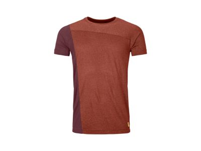 ORTOVOX 170 Cool Vertical T-shirt, mieszanka pomarańczowo-ceglastej