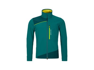 Ortovox Pala Light softshell jacket, pacific/green