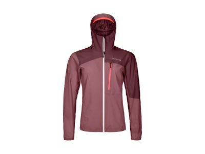 Ortovox Civetta waterproof women&amp;#39;s jacket, mountain/rose