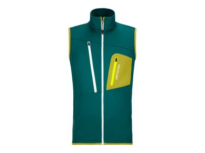 Ortovox Fleece Grid vest, pacific green