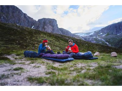 Mountain Equipment Helium 250 Sac de dormit lung pentru femei, albastru medieval