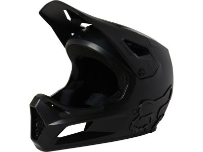 Fox Rampage Downhill-Helm, schwarz/schwarz