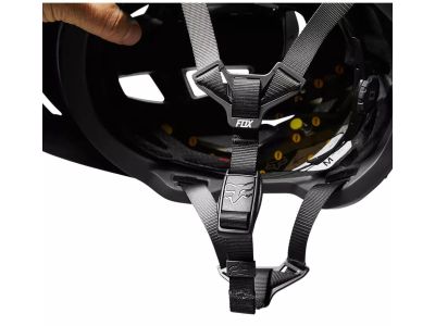 Fox Speedframe Pro Blocked MIPS Helm, weiß/schwarz