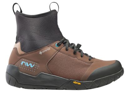Northwave Multicross Mid GTX tornacipő, fekete/barna