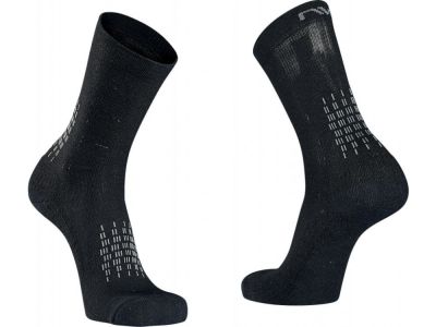 Northwave Fast Winter Socken, schwarz/grau