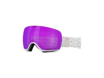 GIRO Lusi glasses, White Limitless Vivid Pink/Vivid Infrared, 2 lenses