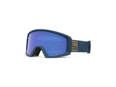 Giro Semi Harbour szemüveg, kék Adventure Grid szürke kobalt/sárga, 2 pohár
