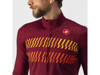 Castelli UNLIMITED THERMAL jersey, burgundy